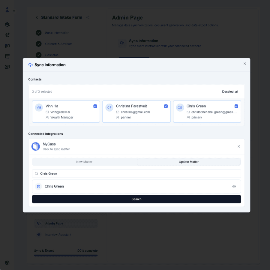 Relaw Integrations
